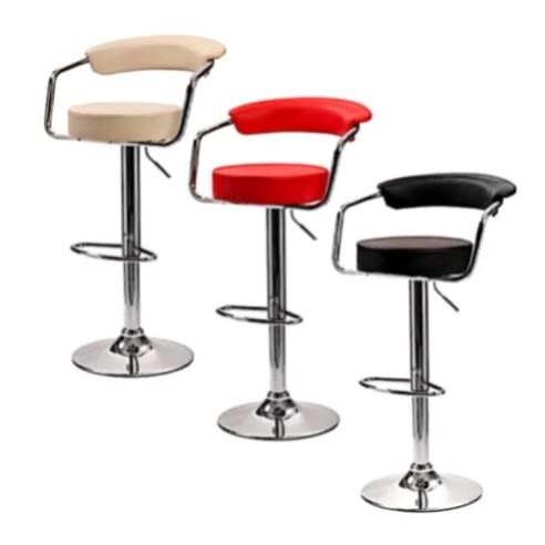 Set Of 3 Mixed Colour Of Round Barstool