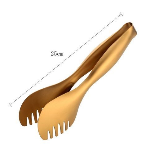 1Pc Kitchen Tongs Stainless Steel Food Tongs