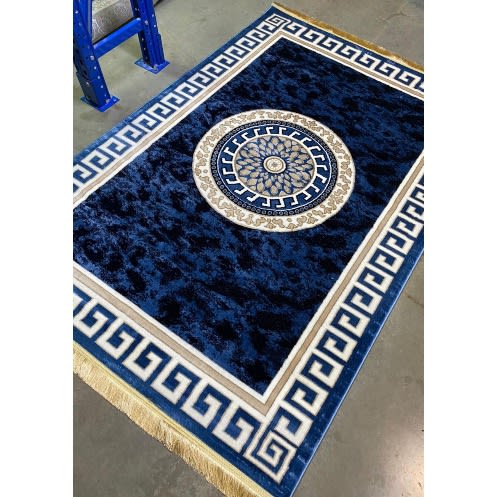 Center Rug Turkey Blue - 7ft By 10ft