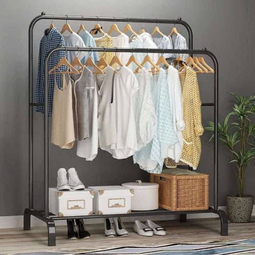 Double Pole Cloth Hanger/ Rack Boutique Cloth Hanger