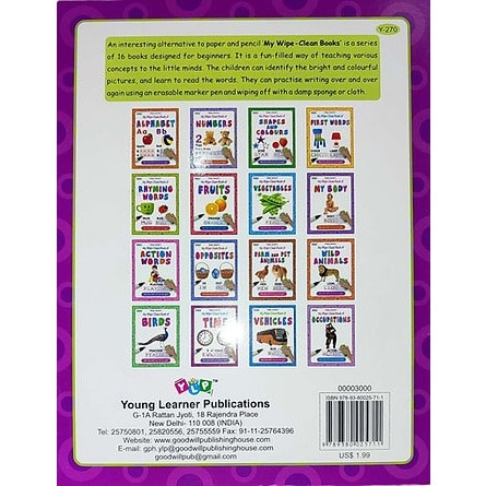 My Wipe-clean Book Of Time