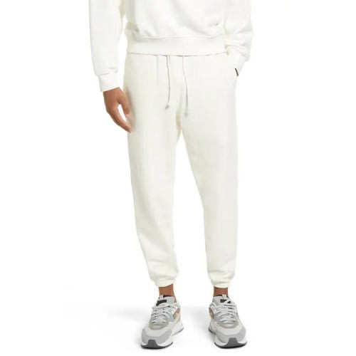 Plain White Unisex Joggers.