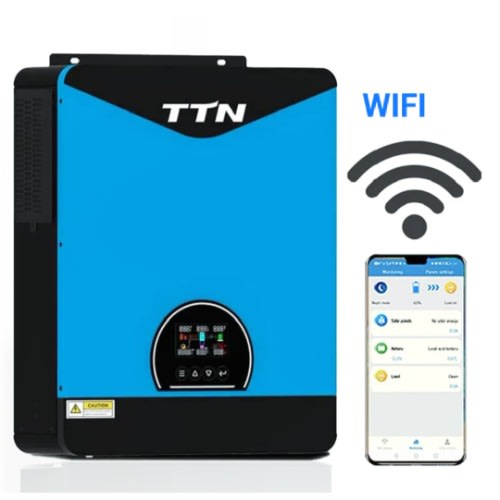 Solar Hybrid Inverter 4.2kw 24v 120a Mppt With Wifi