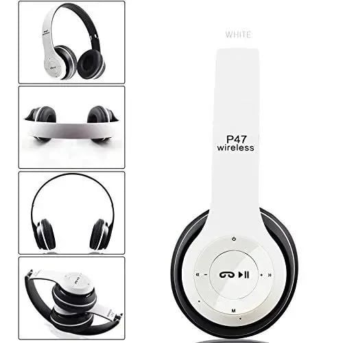 Foldable Bluetooth Wireless Headphone - Noise Canceling Mp3/mp4/fm Player