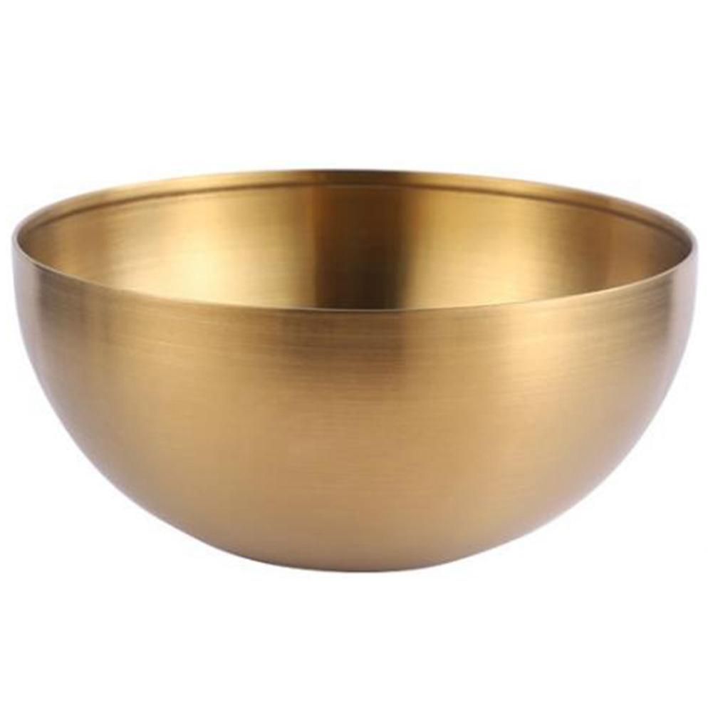 Large Capacity Stainless Steel Salad Bowls Korean Soup Rice