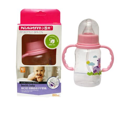 Anti-colic  Baby Feeding Bottle- Pink And Multi