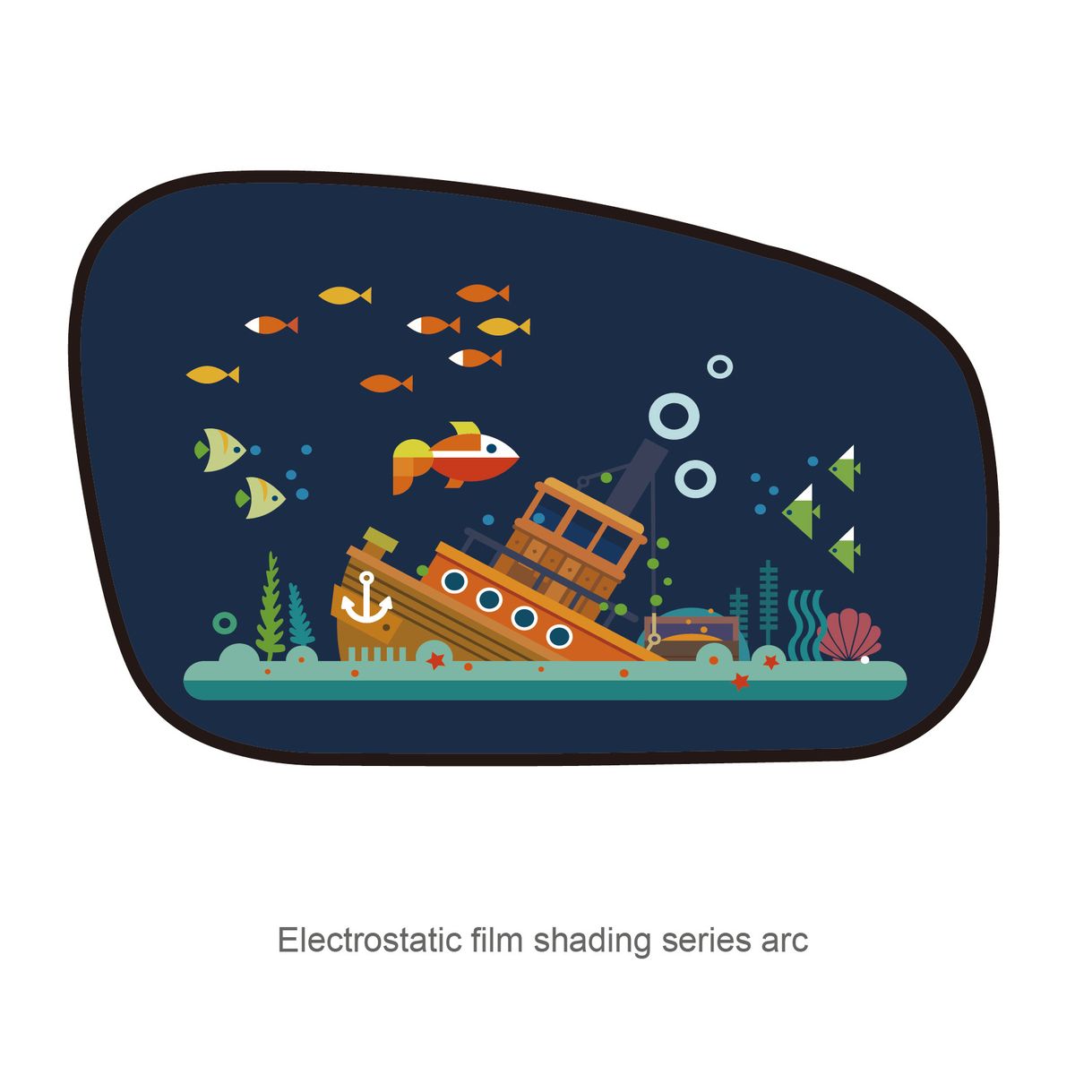 Car Window Sunshade For Kids UV Protection Electrostatic