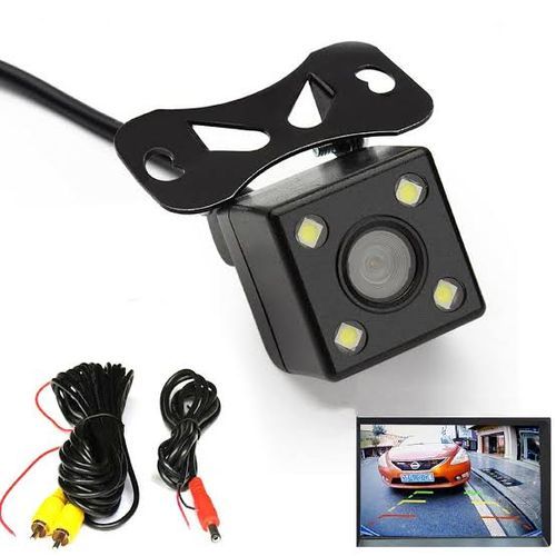 Universal Car Reverse Camera With Four LED Light For Night Usage Too