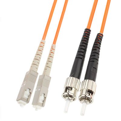 SC-ST 3m Dual-Core Multi Mode Fiber Optic Jumper
