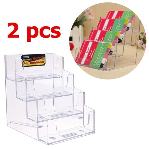 2pcs 4 A Layer Lipstick Clear Office Eraser Counter Acrylic