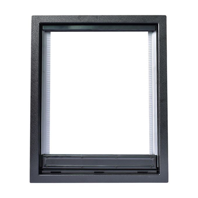 Premium Dog Cat Flap Door Pet Supplies ABS Plastic XL Black