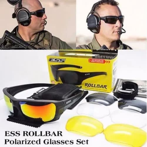 Ess Rollbar Polarized Tactical Sunglasses- Uv Protection Military Goggles Tr90 Armygoogle