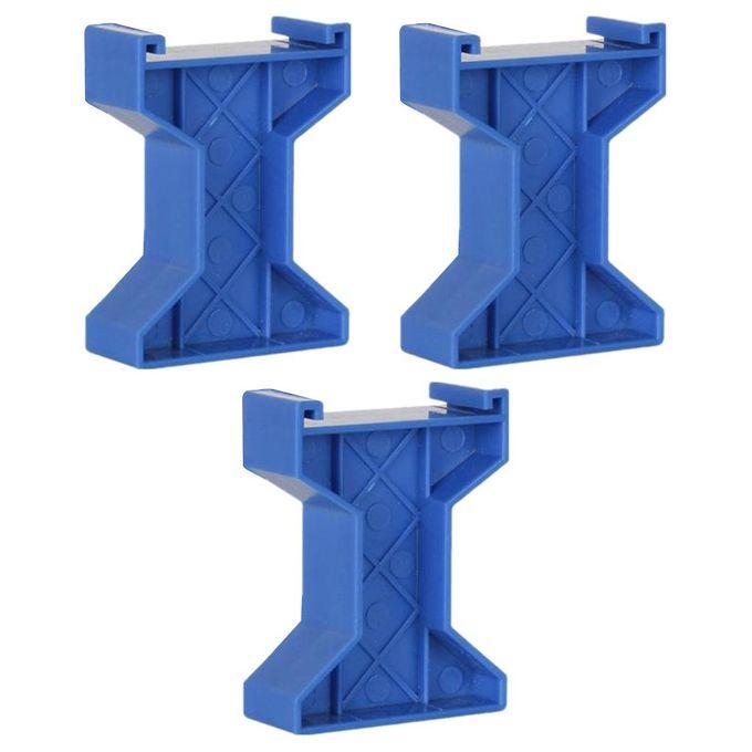 3 Pack Train Bridge Piers Railway Accessories Compatible Style A Blue