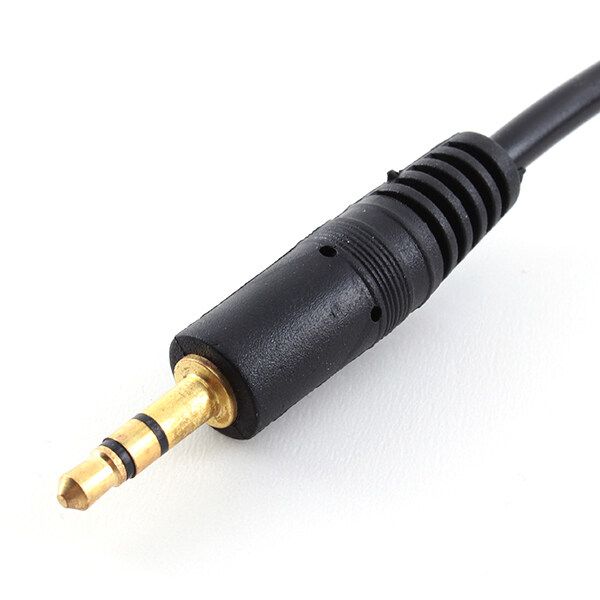 1.5m Jack Male To Female Audio Stereo Headphone Extension Gold Cable