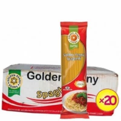 Golden Penny Spaghetti - Carton - 500g X 20 Pieces