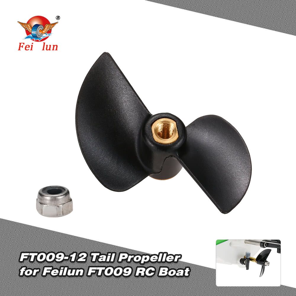 Original Feilun FT009-12 Tail Propeller Boat Spare Part For