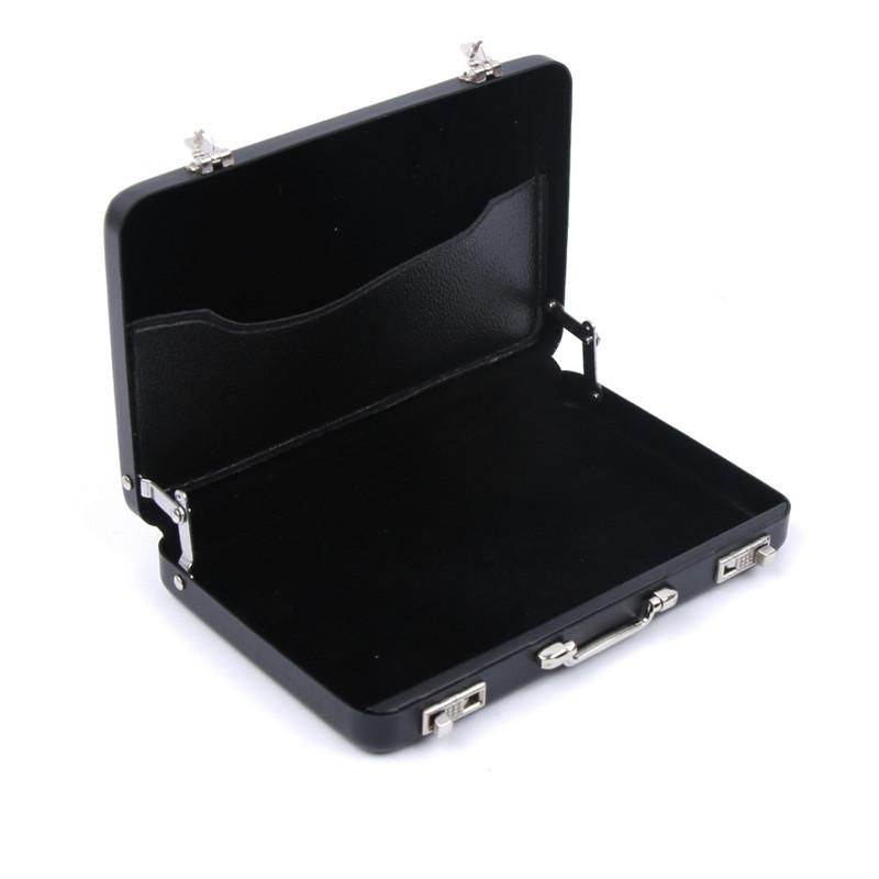 Aluminum Storage Box Business ID Credit Card Holder Mini Suitcase Bank Card Box Holder Jewelry Case Organizer Rectangle