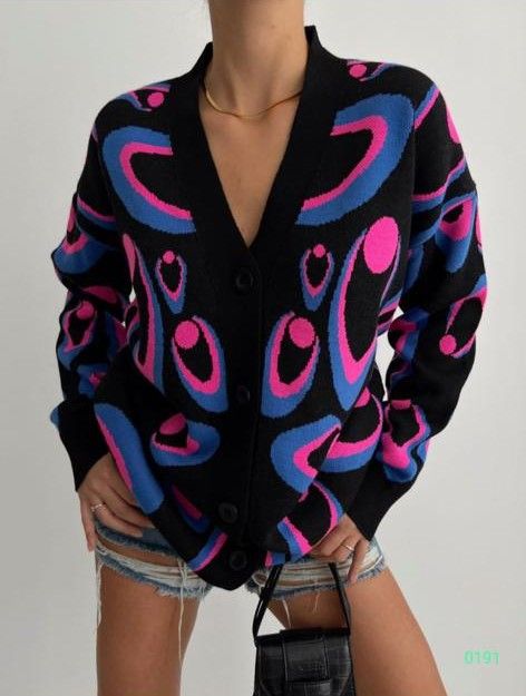 Quality Turkey Black Patterned Sweat Top