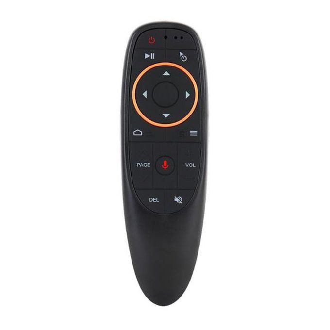 G10S Voi E Remote  Ontrol 2.4G Wireless Air Mouse Gyro  For Tv Box-black