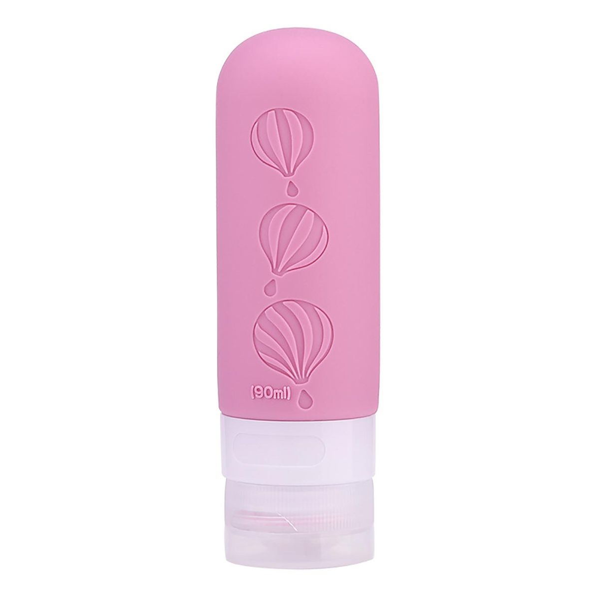 Travel Size Toiletry Containers Leak-proof 90ml Silicone for Travel Dark Pink