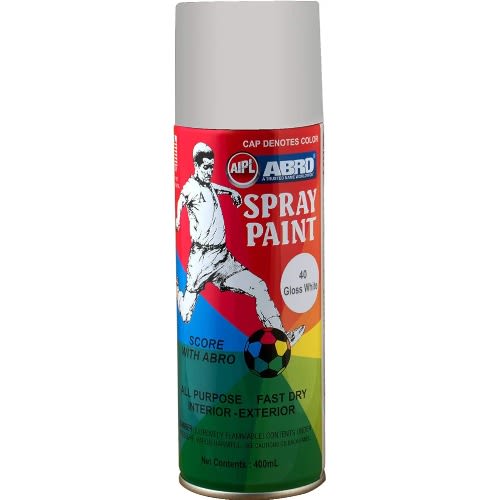 Canned Aerosol Spray Paint -  White