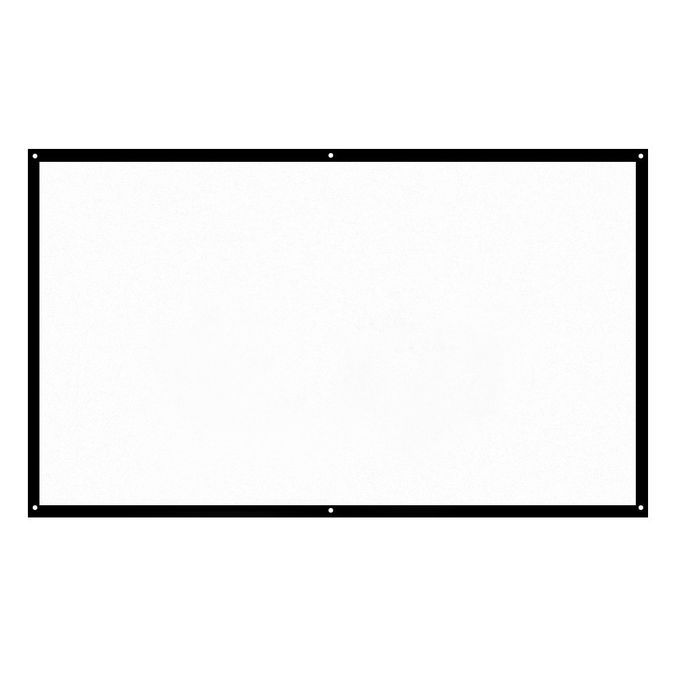 H84 84'' Portable Projector Screen HD 16:9 White Dacron 84