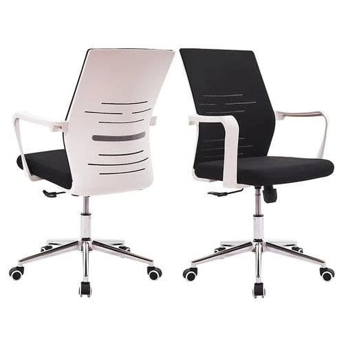 Mid -back Mesh Ergonomic Swivel Chair With Lumber Support
