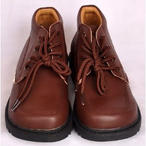 Boys School Shoes Med - 95534 - Brown