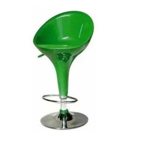Revolving Bar Stool With Adjustable Height - Green