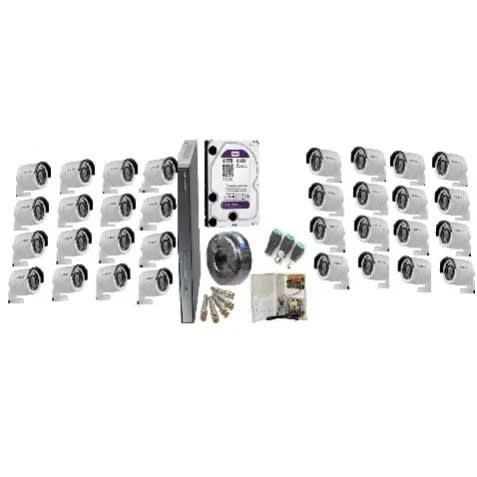 32 Cameras 2mp Ahd Dvr 1080p 4tb Hdd Cables With Kits