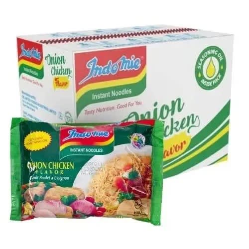 Indomie Onion Flavour Noodles -70g&times;40 Sachets - 1carton