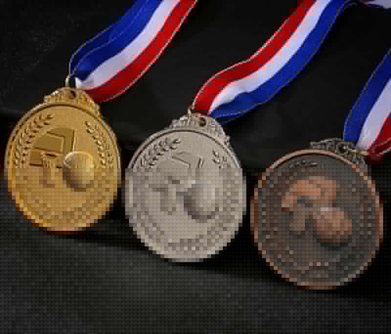 Metal Basketball Medal