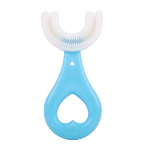 Soft Silicon U-shape Toothbrush For Kids