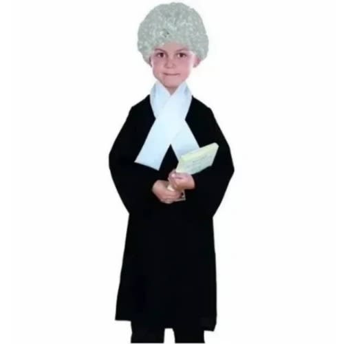 Kiddies Lawyer's Career Costume Kit With Wig
