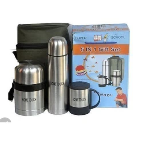 5 In 1 Lunch Pack Combo - Food Flask & Water Flask