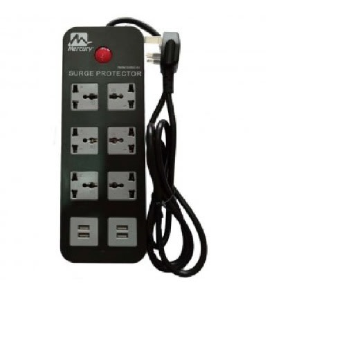 Surge Protector Extension 6 Outlet With 4 Usb Ports