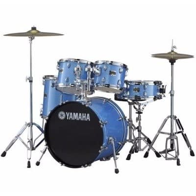 5 Piece Drum Set - Blue
