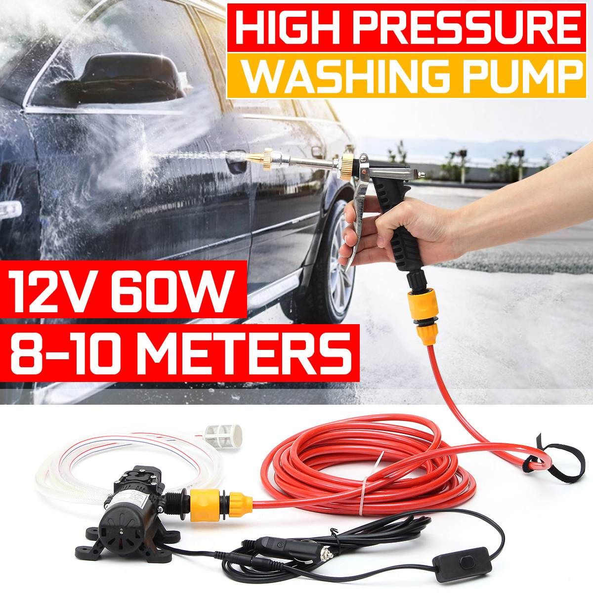 Portable High Pressure Car Electric Washer Washing Machine