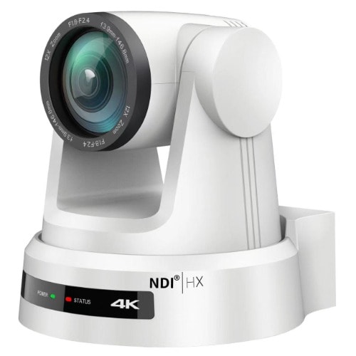 Ndi Ptz Poe Robotic Video Conference Streaming Camera - White