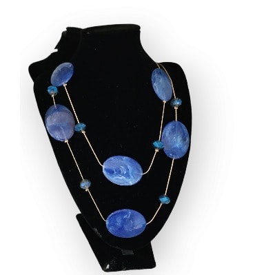 Acryclic Necklace - Blue