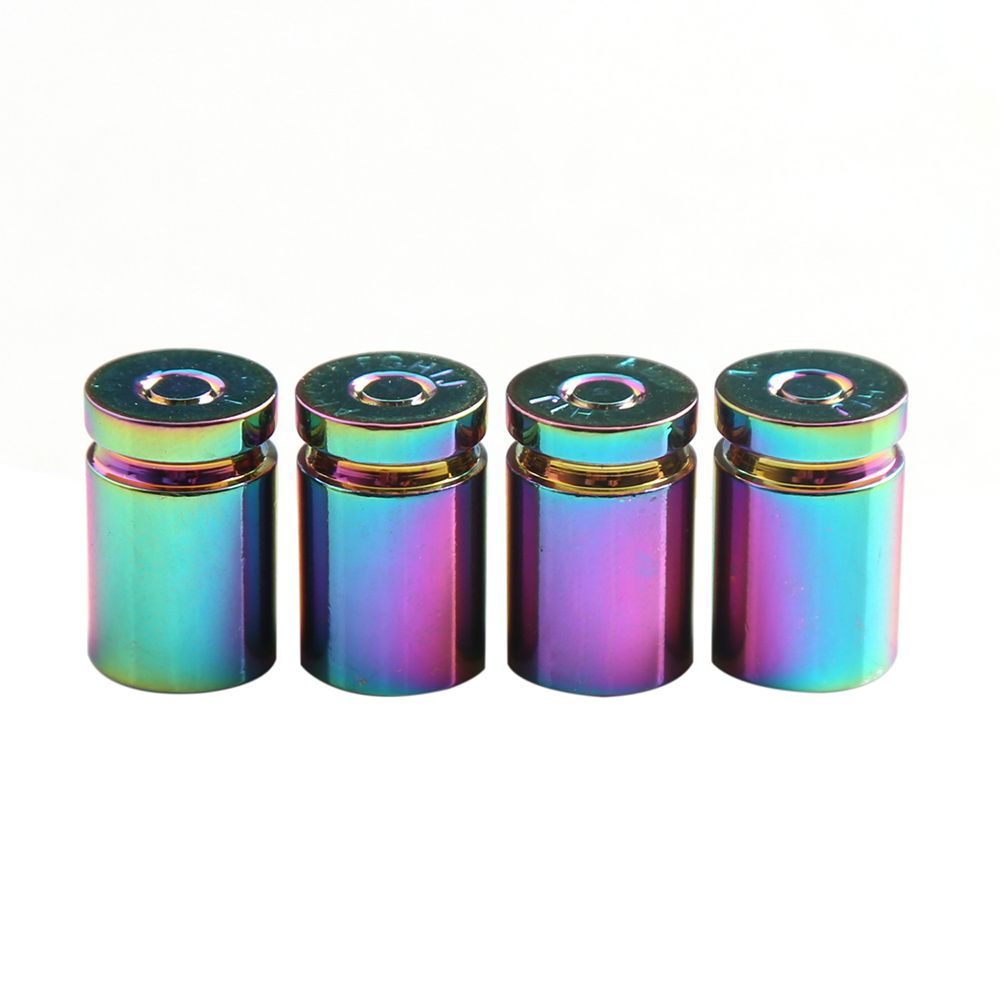 4Pcs Tire Valve Stem Cover Caps Aluminum Car Wheel Air