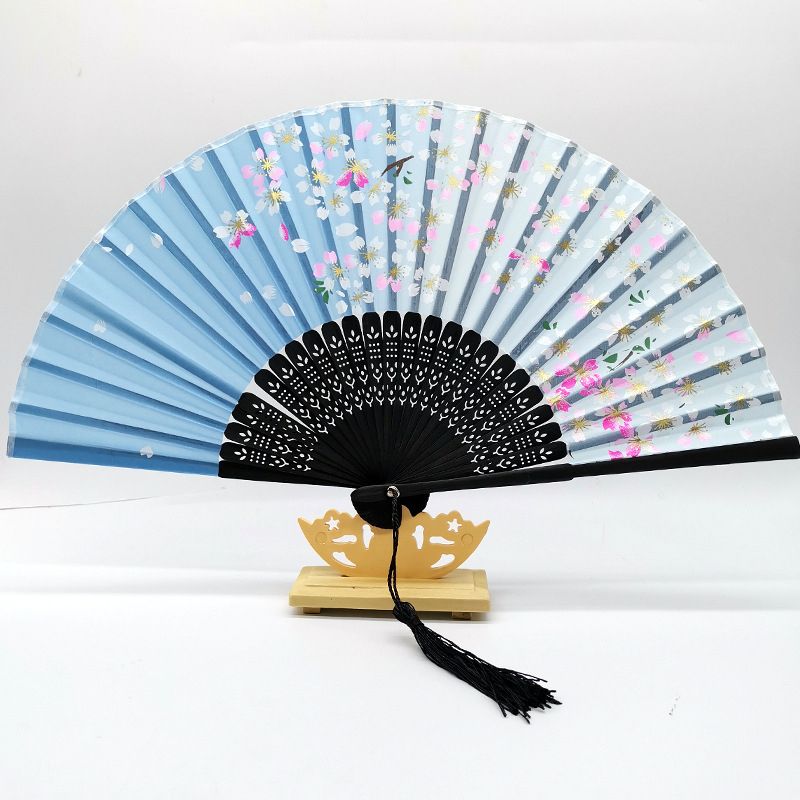 Chinese Fan Folding Antique Fan Eventail Hand Bambu Waaiers Gift Main Vintage Fold Fans Wedding Japanese A Children Bamboo