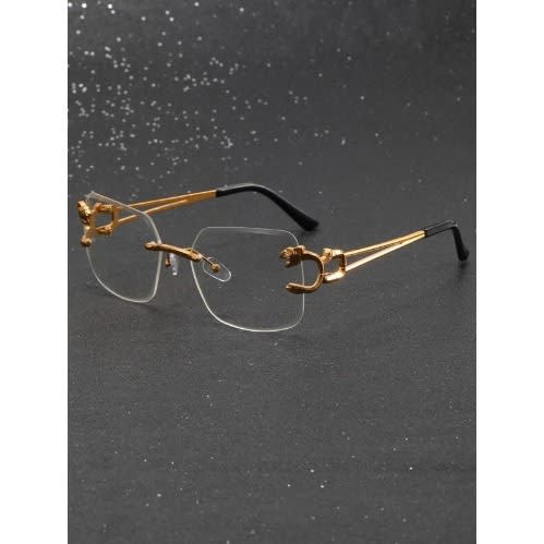 Unisex Rimless Eyeglass With Free Case