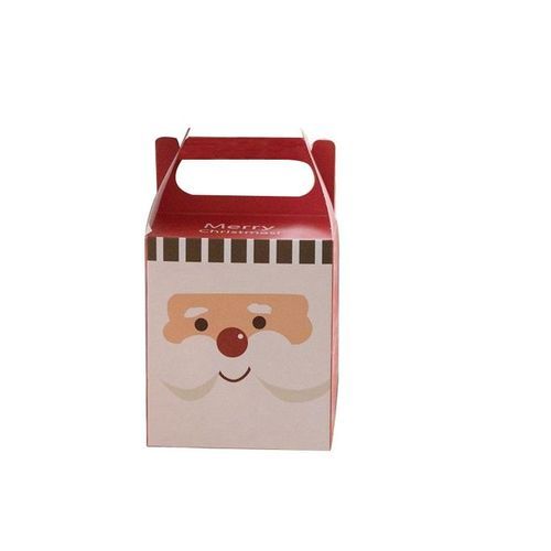 Santa Claus Reindeer Christmas Eve Apple Box Paper Candy-