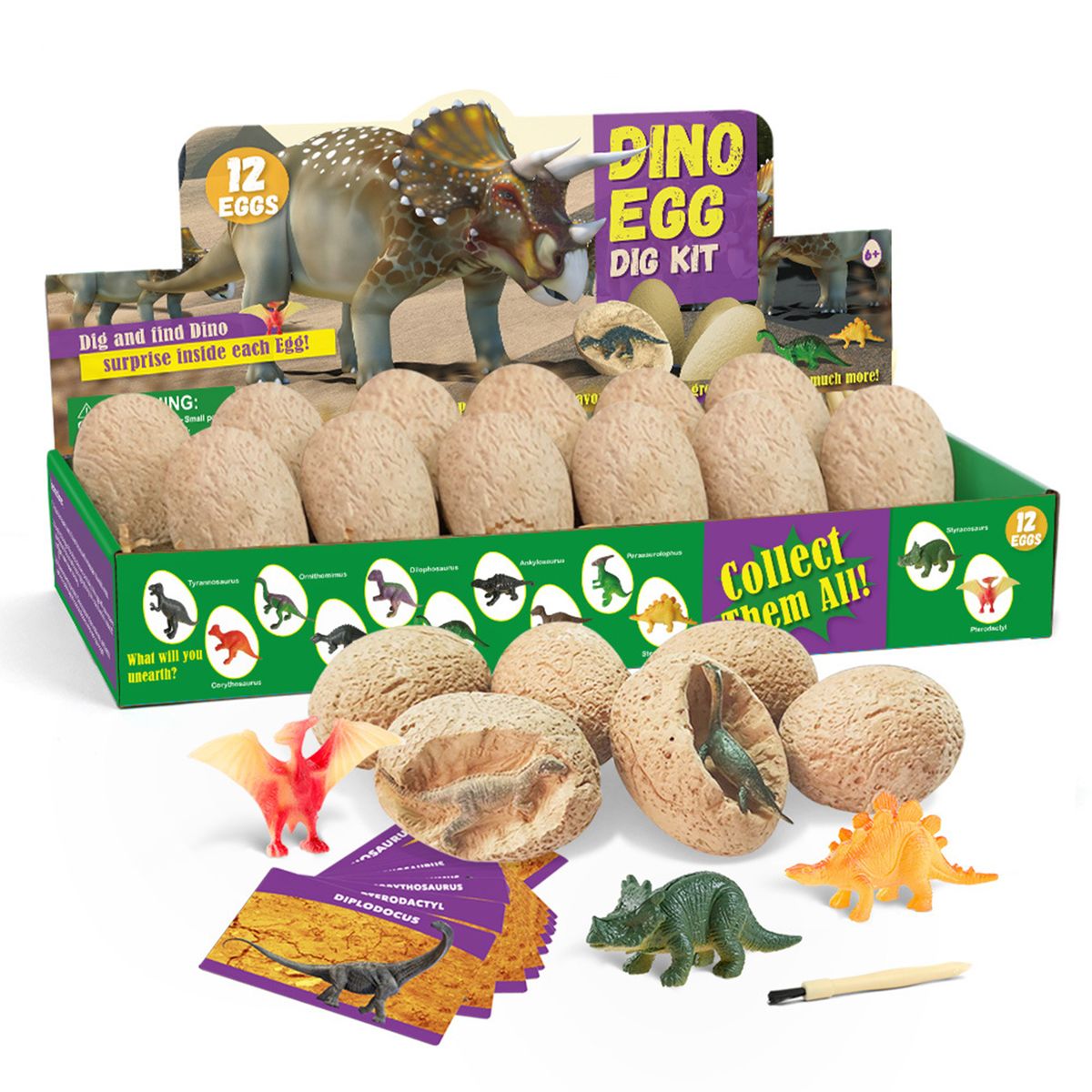 Dinosaur Egg Toys Dino Eggs With 12 Dinosaur And Digging