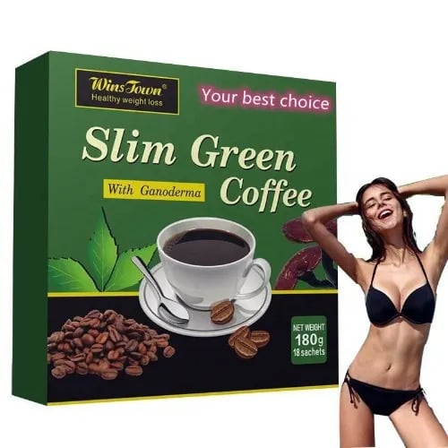 Slim Green Coffee With Ganoderma And Ginseng - 18 Sachets - 180g