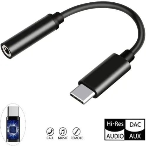 Usb Type-C To Headphone Jack Adapter For Samsung Phones