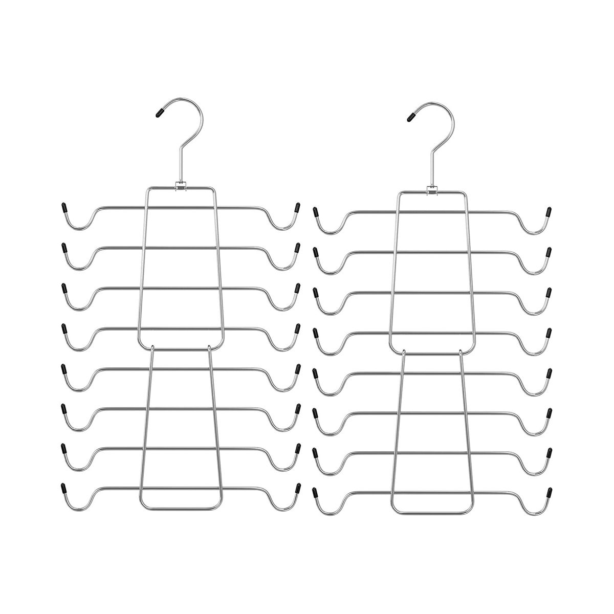 Bra Organizer Tank Top Hanger for Closet Swivel Hook Foldable Design Space Saving Hanger Metal Bra Holder Hanging