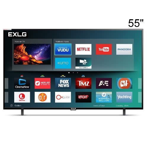 Exlg Bluetooth Android Smart 4k Tv - 55&rdquo;