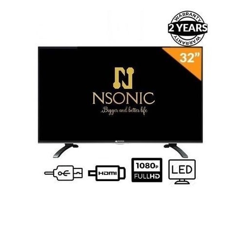 32" Led Hd TV - Black